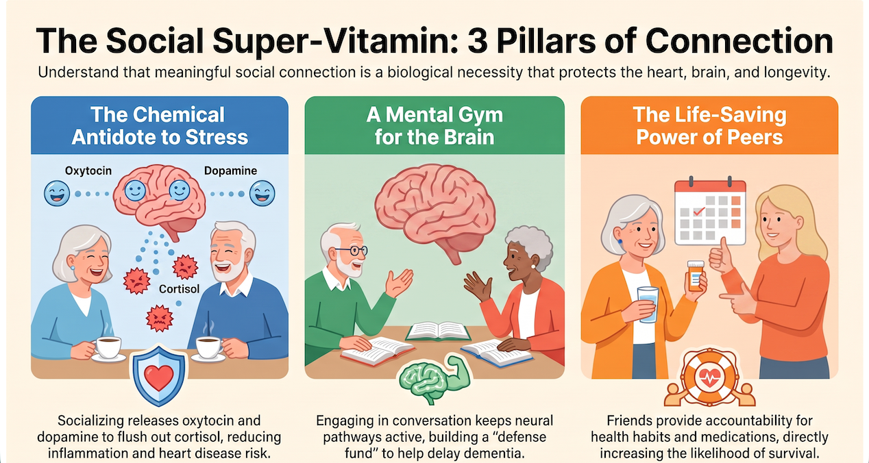 The Social Super-Vitamin: 3 Pillars of Connection